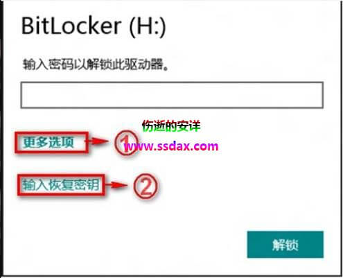 Win8 忘记BitLocker密码的解决办法