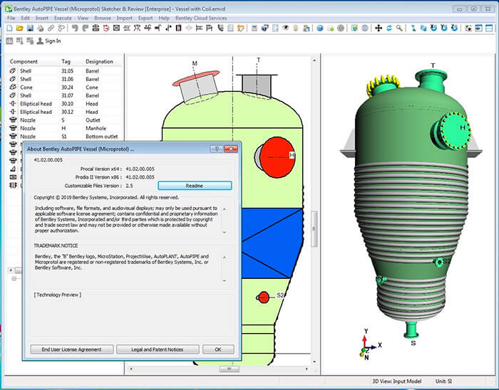 AutoPIPE Vessel CONNECT Edition V42 Update 3 破解版下载