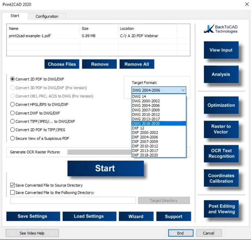 BackToCAD Print2CAD 2020 v21.25 破解版下载