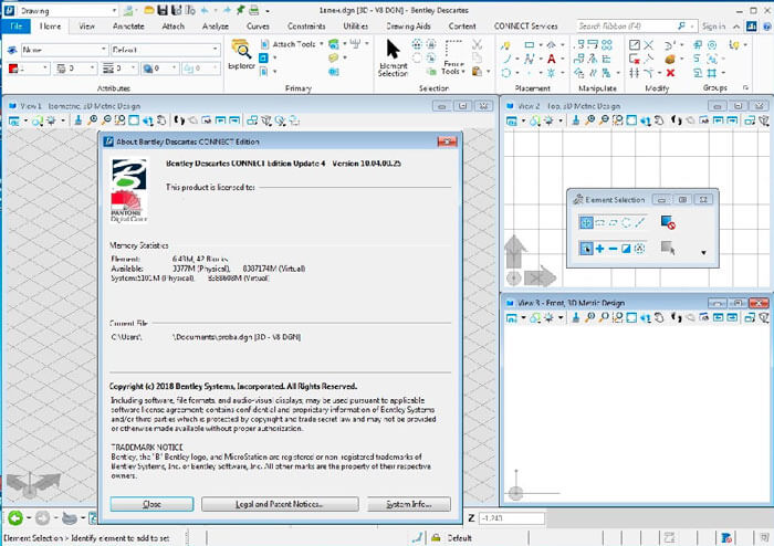 Bentley Descartes CONNECT Edition Update 17.2 v10.17.02.014 破解版下载