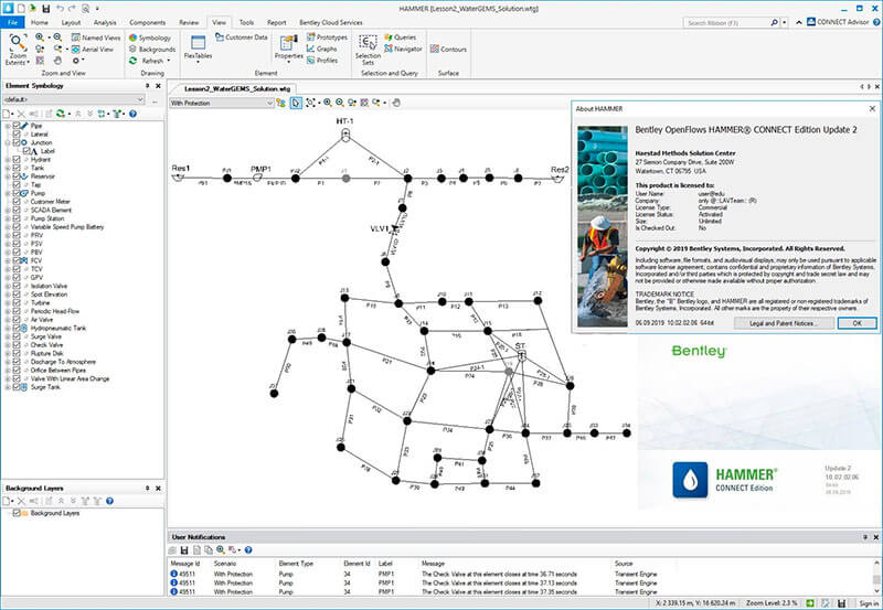 Bentley OpenFlows HAMMER CONNECT Edition Update 4 v10.04.00.108 破解版下载