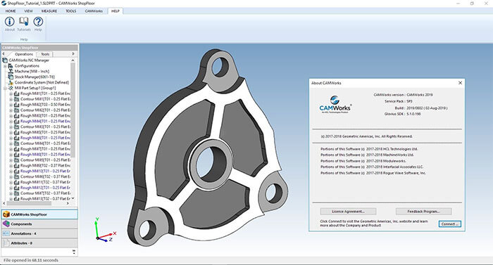 CAMWorks ShopFloor 2019 SP5.0 破解版下载
