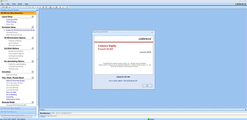 Cadence Sigrity 3D-EM 2019 v19.00.001 破解版下载