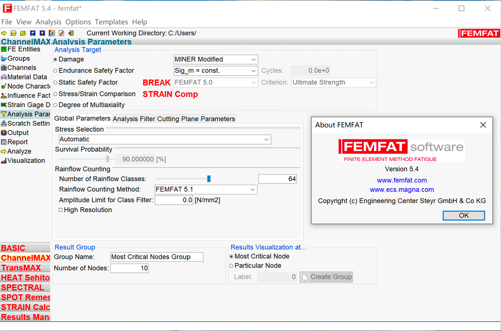 ECS FEMFAT 5.4 破解版下载