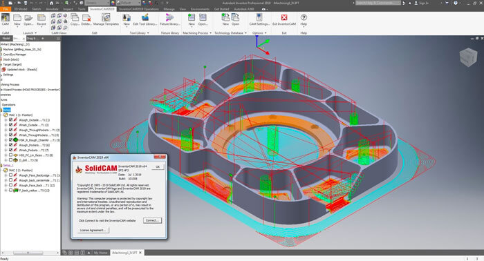 InventorCAM 2019 SP2 HF9 for Autodesk Inventor 破解版下载