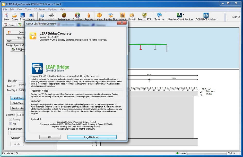 Bentley LEAP Bridge Concrete CONNECT Edition V19 Update 3 破解版下载