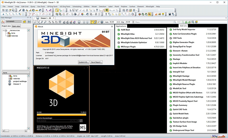 Leica MineSight 11.00-5 build 71065-395 破解版下载