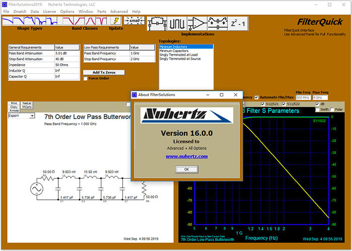 Nuhertz Filter Solutions 2019 v16.3.6 破解版下载