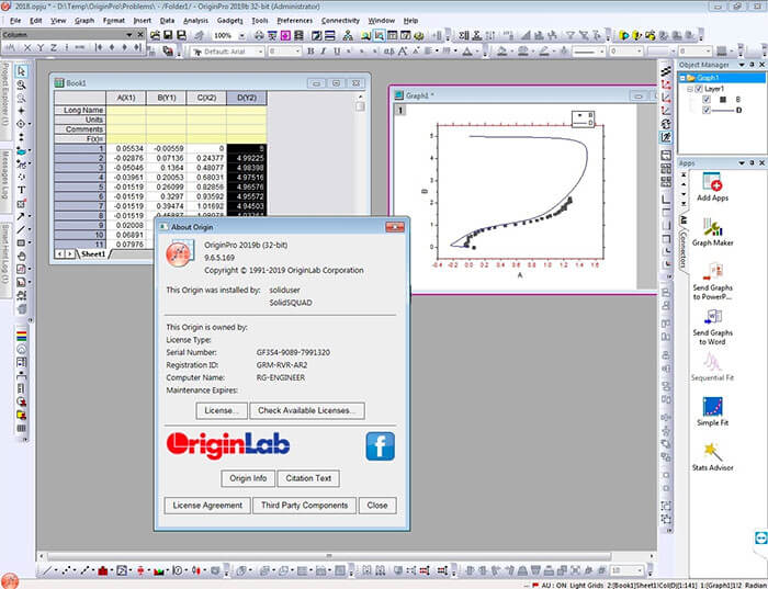 OriginLab OriginPro 2019b v9.6.5.169 破解版下载