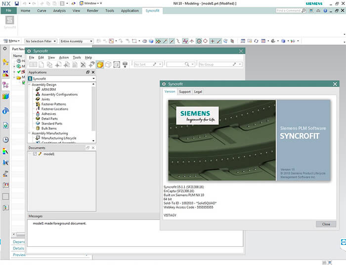 Siemens Syncrofit 15.4.3 for NX 破解版下载