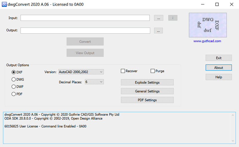 Guthrie dwgConvert 2020 A.20 破解下载