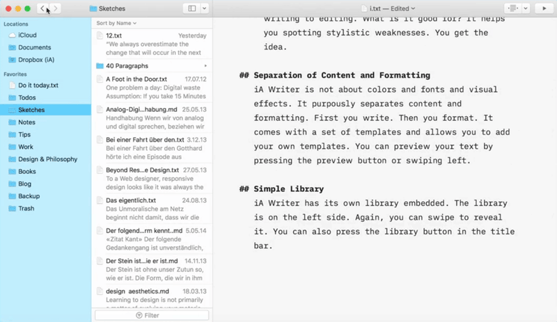 iA Writer 1.4.8748.18429 & 7.2.4 破解版下载【Win+Mac】