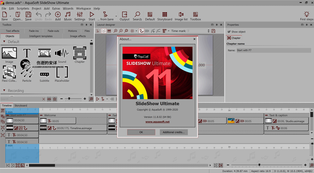 AquaSoft SlideShow Ultimate 11.8.05 破解版下载