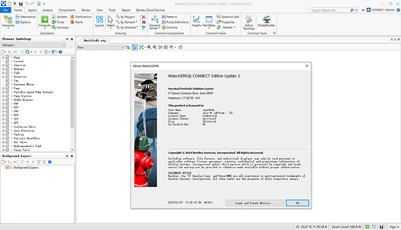 Bentley OpenFlows WaterGEMS CONNECT Edition Update 4 v10.04.00.108 破解版下载