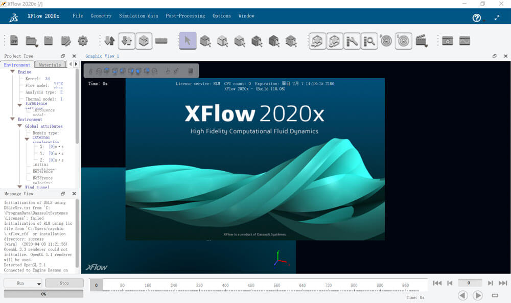 DS Simulia XFlow 2020x 破解版下载