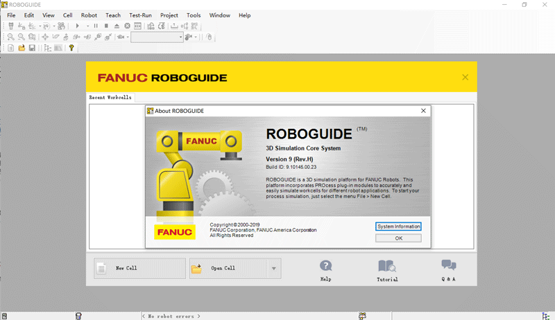 FANUC Roboguide V9 (rev.H) 破解版下载