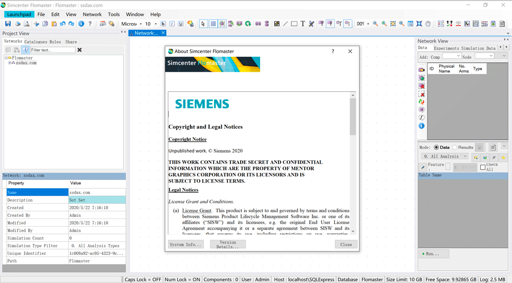 Siemens Simcenter Flomaster 2020.2 破解版下载