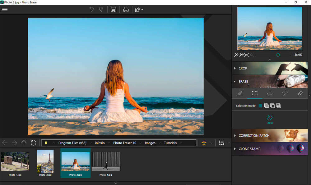 InPixio Photo Eraser 10.4.7584.16558 & 1.1.24 破解版下载【Win+Mac】