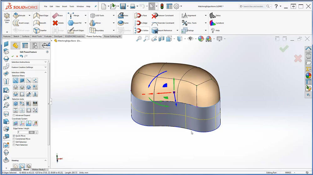 Power Surfacing 6.1 for DS SolidWorks 破解版下载