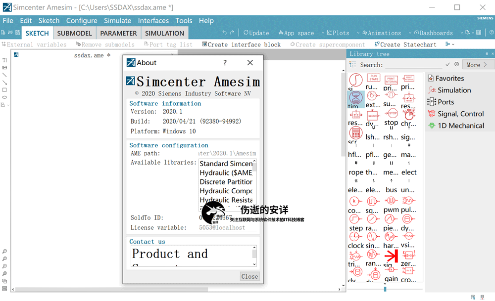 Siemens Simcenter Amesim 2020.2.0 破解版下载【Win+Linux】