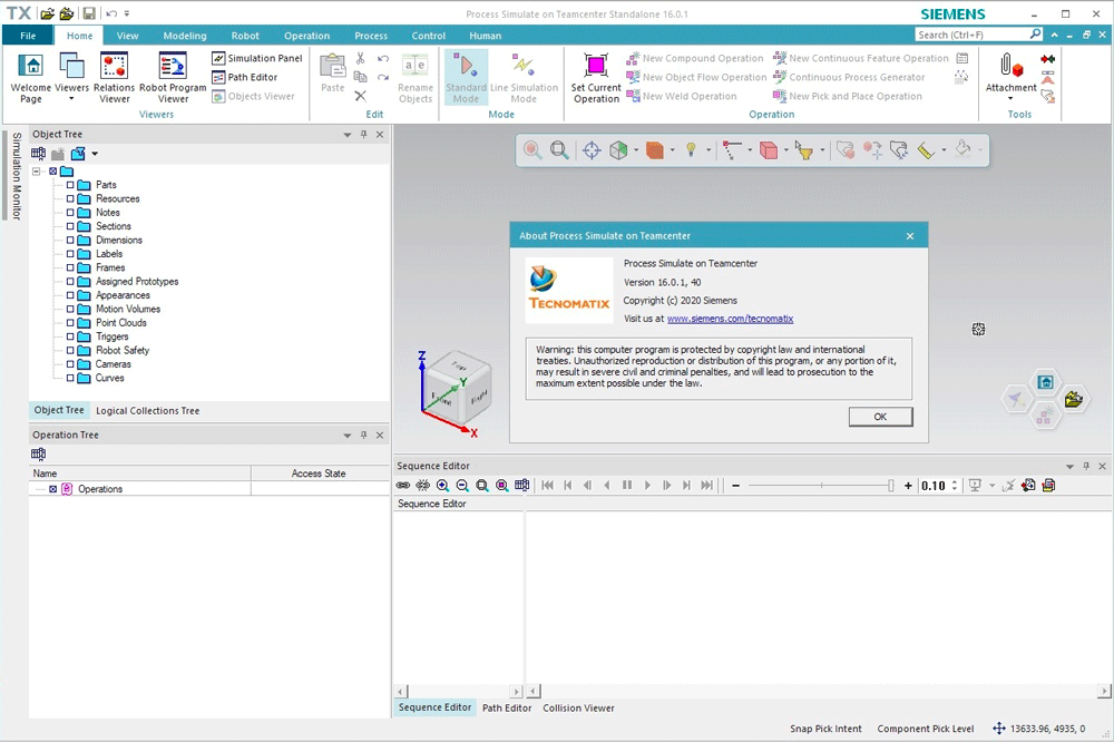 Siemens Tecnomatix Process Simulate 16.1.0 破解版下载