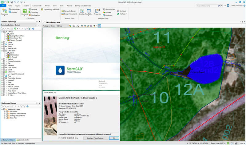 Bentley StormCAD CONNECT Edition Update 4 破解版下载