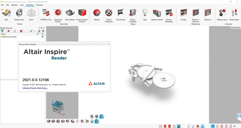 Altair Inspire Render 2021.2.2 破解版下载