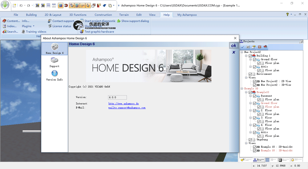 Ashampoo Home Design 6.0.0 破解版下载