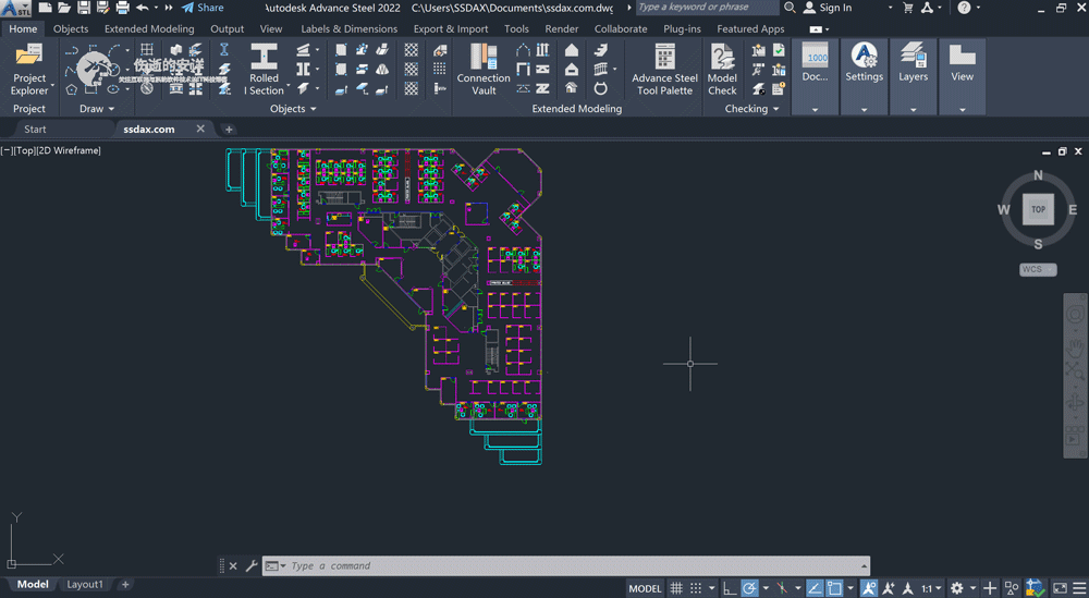 Autodesk Advance Steel 2022.0.1 破解版下载