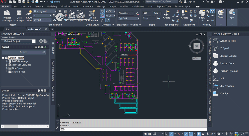 Autodesk AutoCAD Plant 3D 2022.1.0 破解版下载