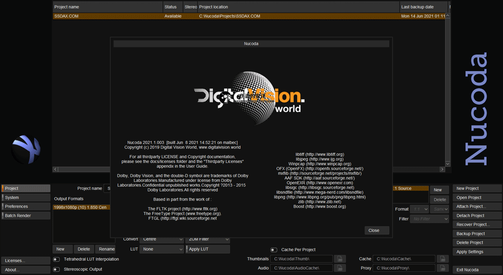 Digital Vision Nucoda 2021.1.003 破解版下载