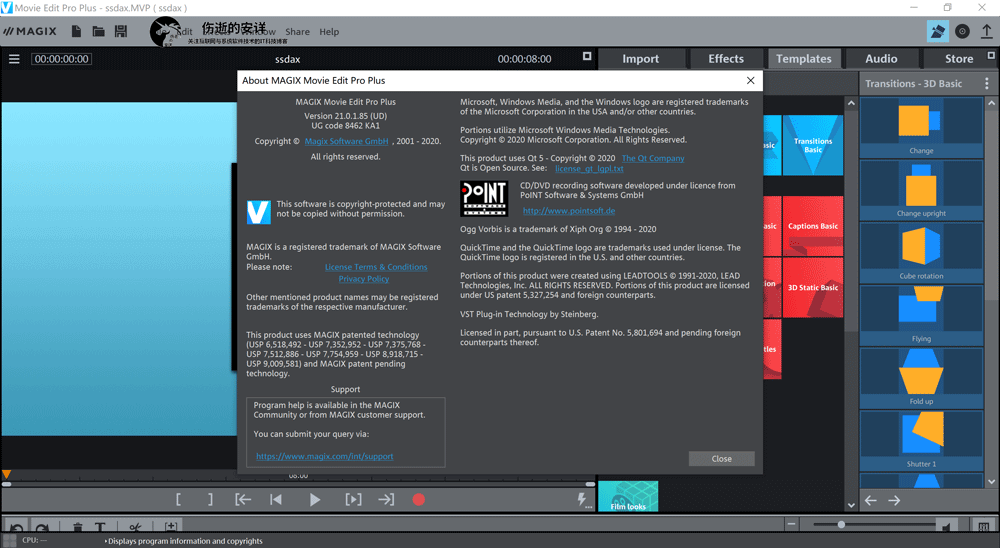 MAGIX Movie Edit Pro 2022 Plus v21.0.2.138 破解版下载