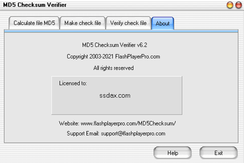 MD5 Checksum Verifier v6.2 破解版下载