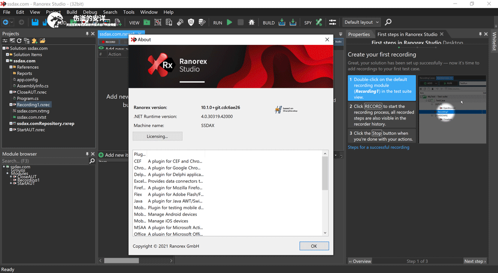 Ranorex Studio 10.1.0 破解版下载