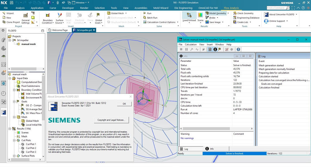 Siemens Simcenter FloEFD 2021.2.1 v5446 for Siemens NX 破解版下载