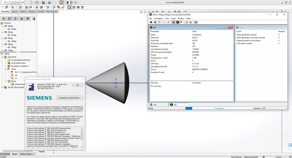 Siemens Simcenter FloEFD 2021.2.1 v5446 Standalone 破解版下载