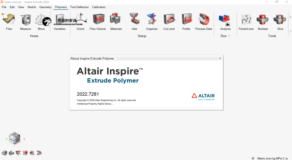 Altair Inspire Extrude 2022.3.0 破解版下载