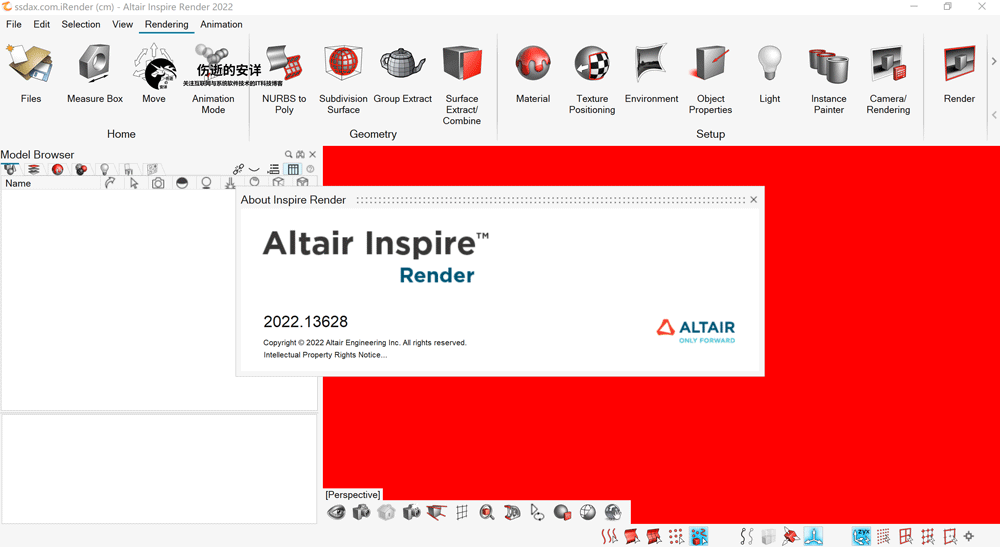 Altair Inspire Render 2022.3.0 破解版下载