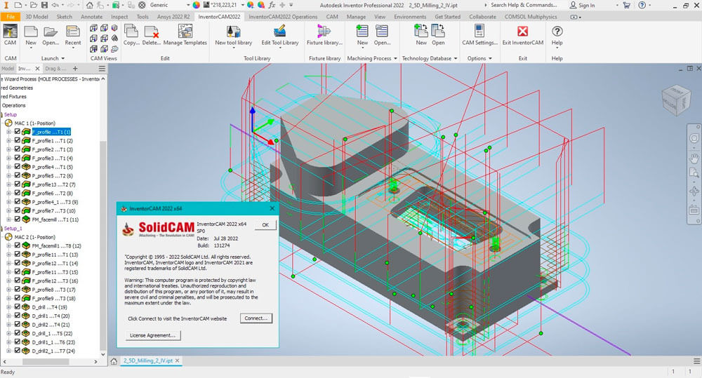 InventorCAM 2022 SP3 HF4 for Autodesk Inventor 破解版下载