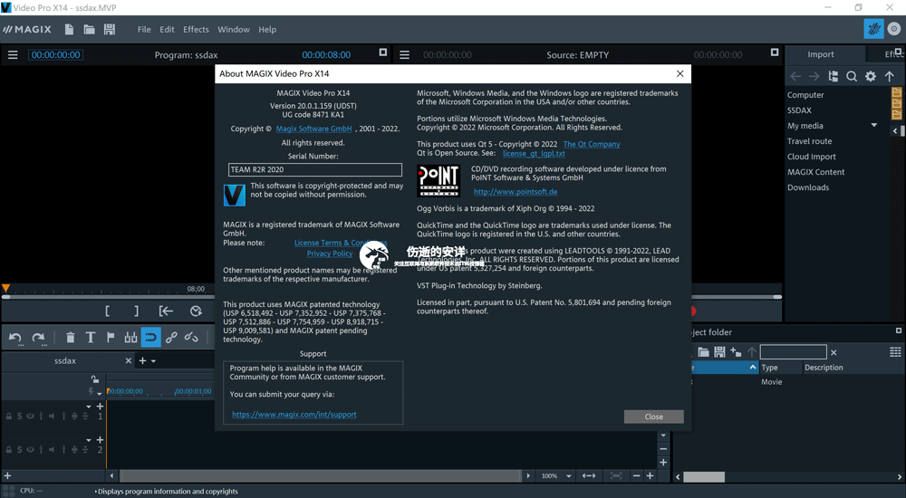 MAGIX Video Pro X14 v20.0.3.181 破解版下载