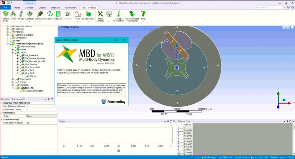 FunctionBay Multi-Body Dynamics for ANSYS 2022 R1 破解版下载