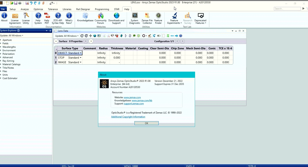 ANSYS Zemax OpticStudio 2023 R2.00 破解版下载