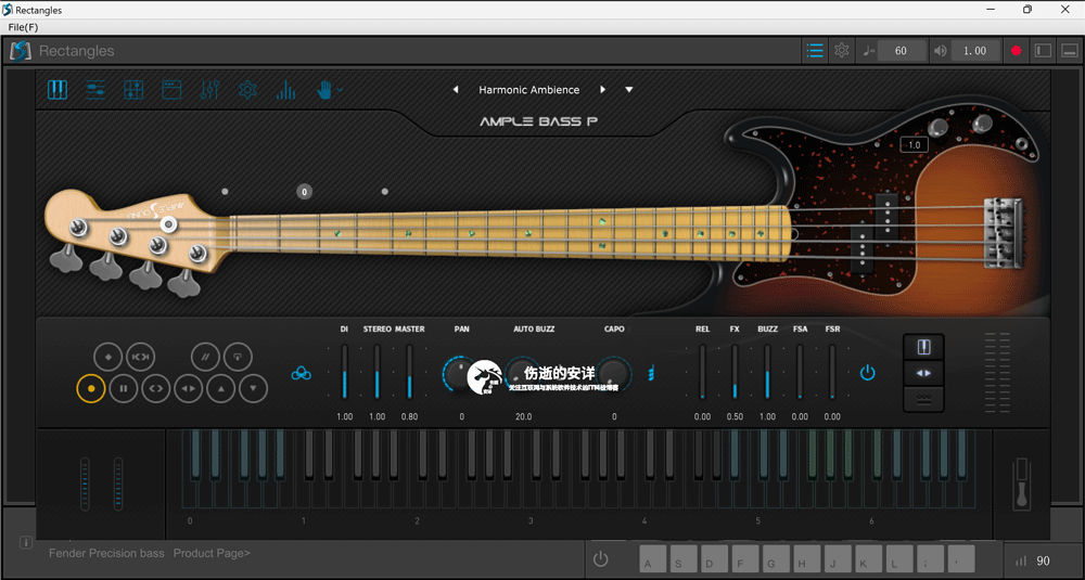 Ample Sound Ample Bass P v3.6 破解版下载【Win+Mac】