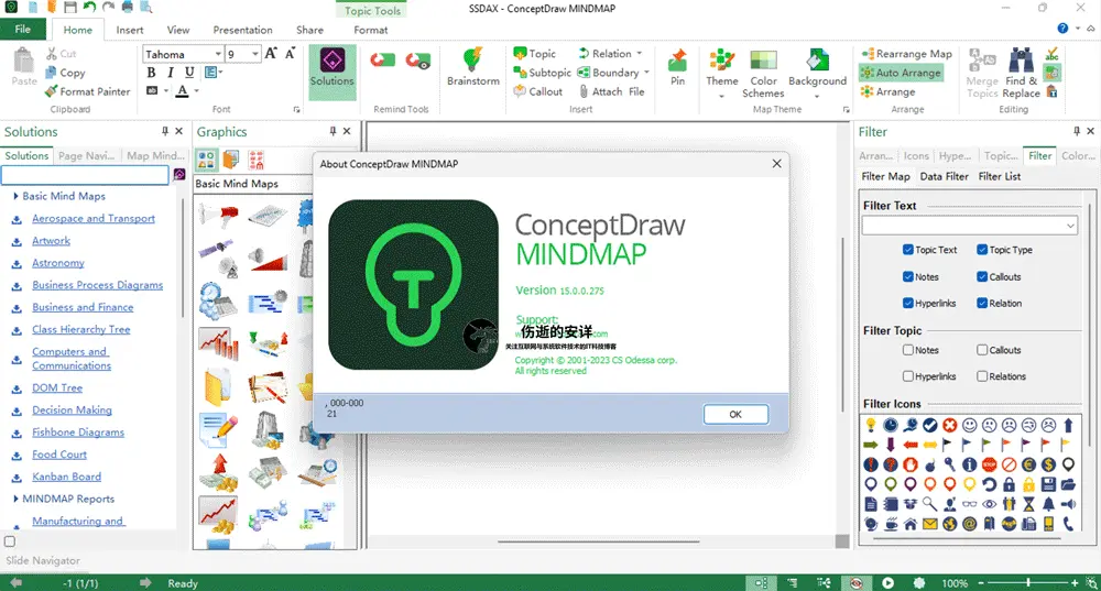 ConceptDraw MINDMAP v15.0.0.296 破解版下载【Win+Mac】