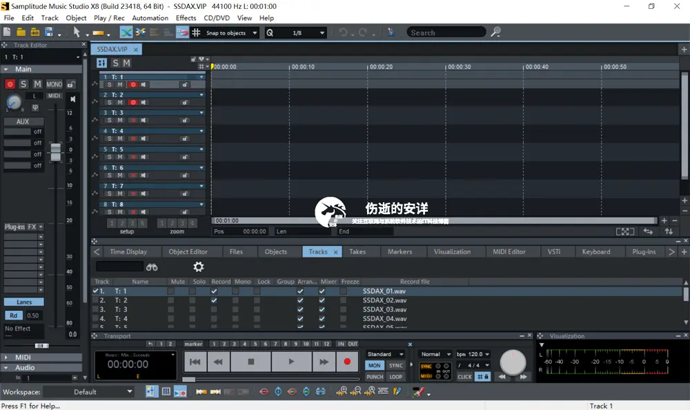 MAGIX Samplitude Music Studio X8 v19.1.4.23433 破解版下载