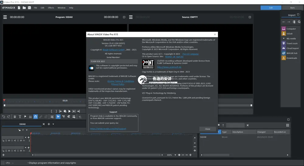 MAGIX Video Pro X15 v21.0.1.204 破解版下载