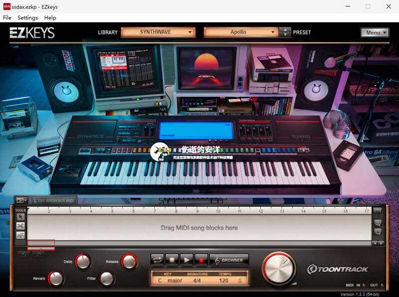 Toontrack EZkeys Synthwave v1.0.0 破解版下载【Win+Mac】