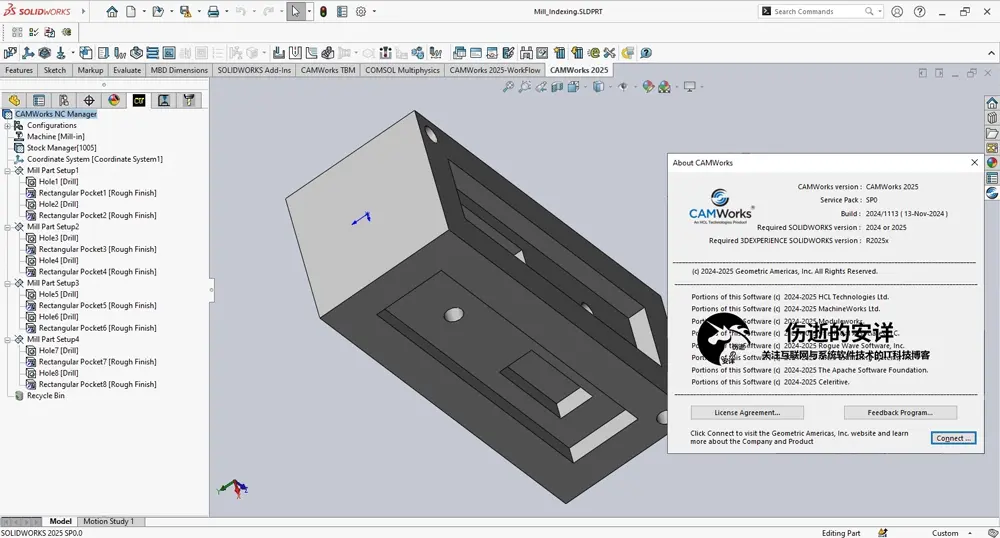 CAMWorks 2025 SP0 for SolidWorks 破解版下载