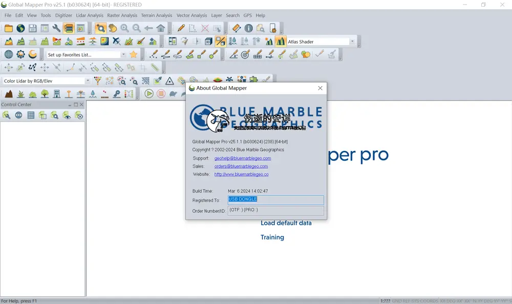 Global Mapper Pro 25.1.1 Build 030624 破解版下载