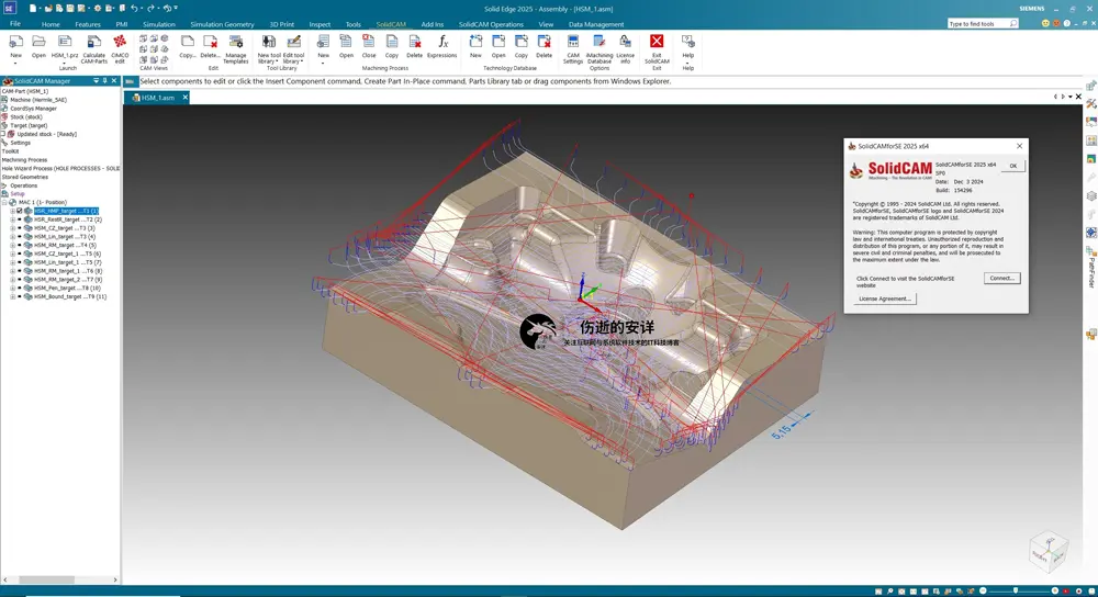 SolidCAM 2025 SP0 for Solid Edge 破解版下载